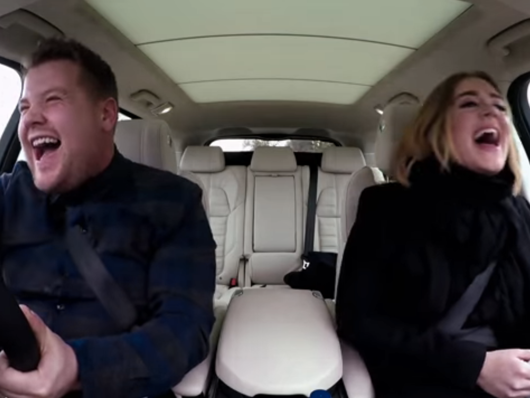 Adele and James Corden drove around belting Spice Girls and Nicki Minaj — and it's ...1066 x 800
