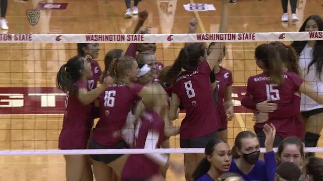 Recap: Five-set thriller on the Palouse, Washington State women's volleyball upsets No. 6 Washington in historic Apple Cup