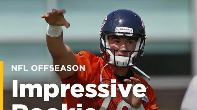 Mitchell Trubisky is drawing rave reviews after first minicamp