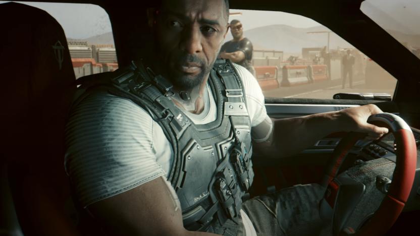 Idris Elba in Cyberpunk 2077