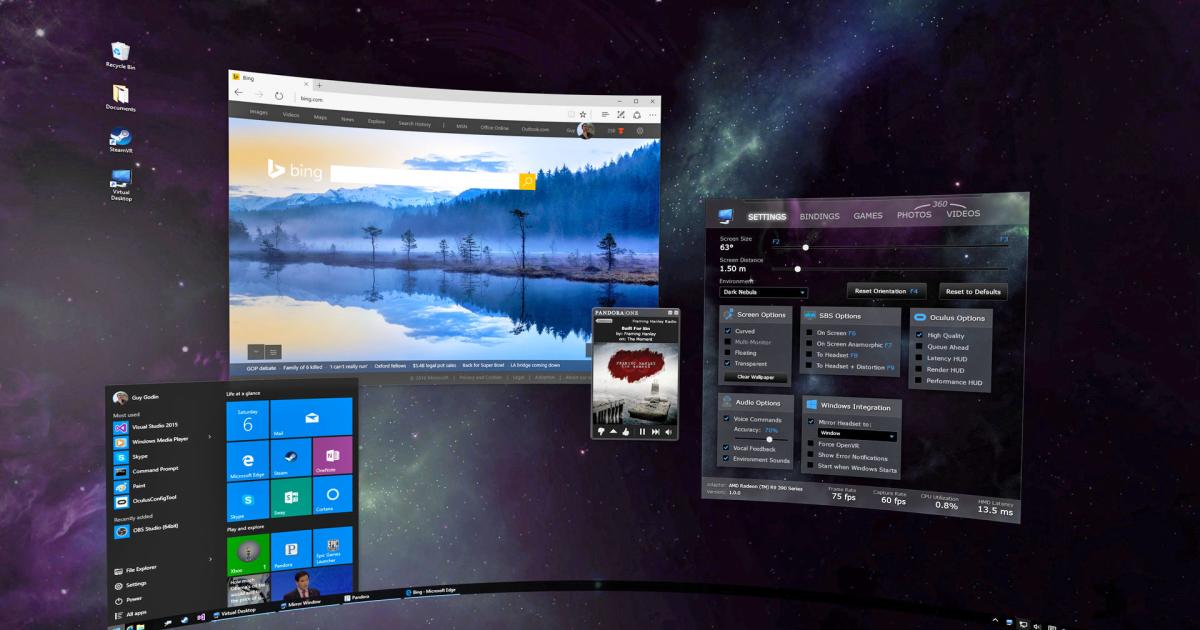 Frigøre Mindre Teenager Virtual Desktop for VR is a glimpse at a future without monitors | Engadget