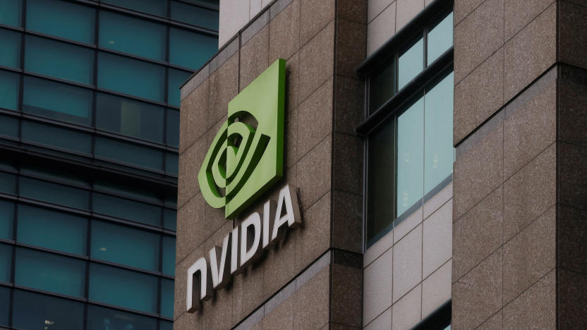 A view of a Nvidia logo at their headquarters in Taipei, Taiwan May 31, 2023. REUTERS/Ann Wang