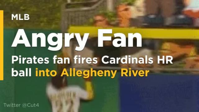 Pirates fan savagely fires Cardinals home run ball into Allegheny River
