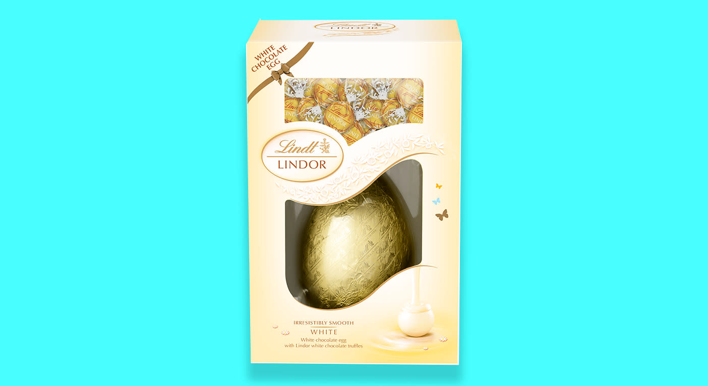 white chocolate easter egg