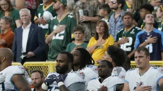 President Donald Trump once again tweets about NFL anthem protests