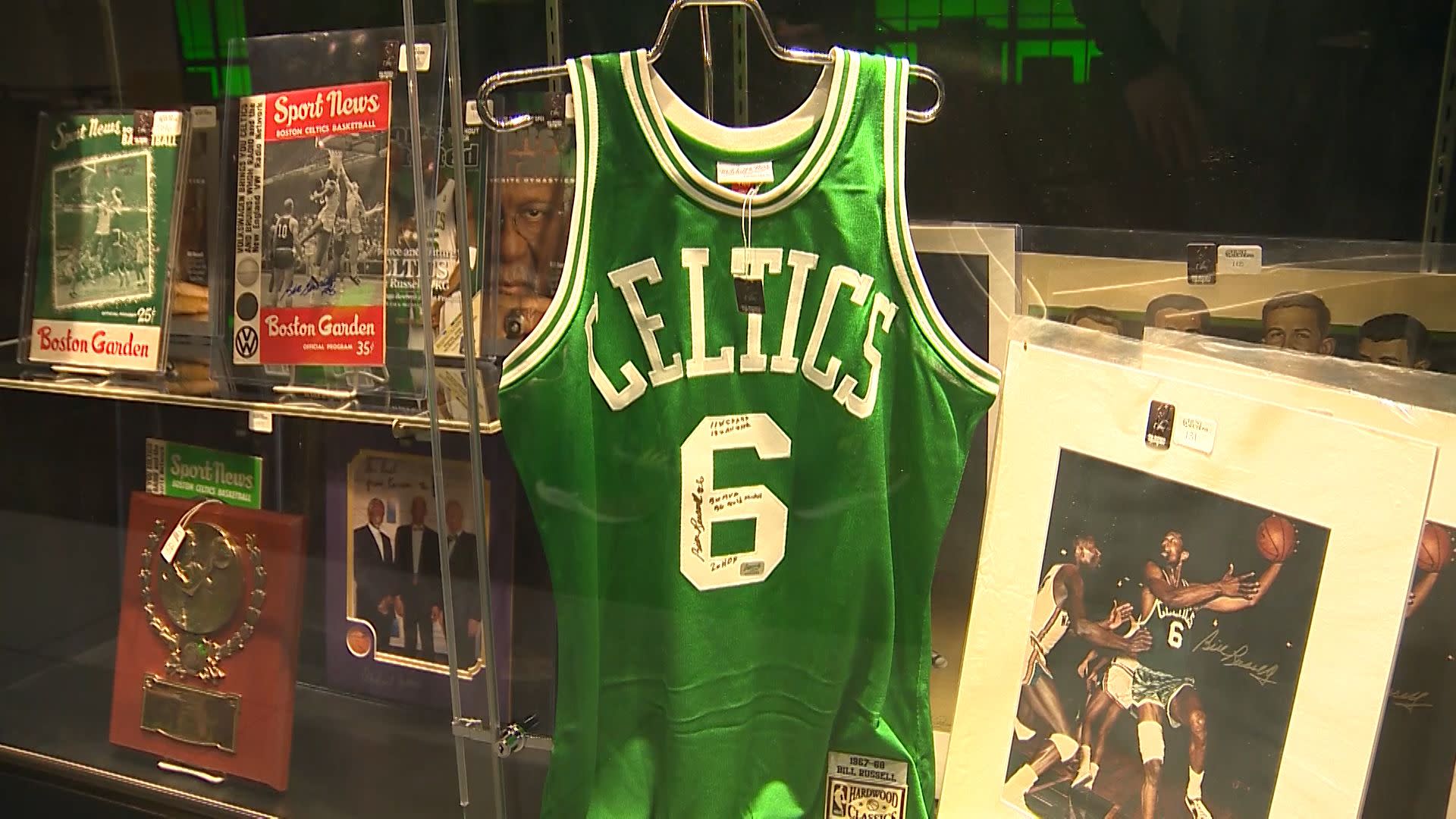 bill russell boston celtics jersey