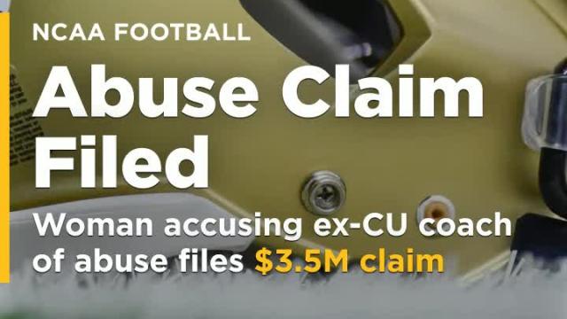 Woman accusing ex-Colorado coach of abuse files $3.5M claim vs. school