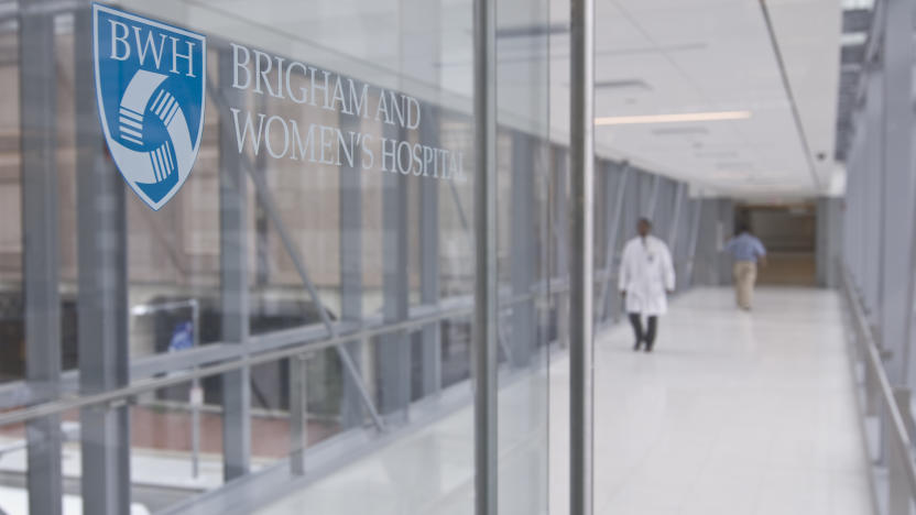 Brigham and Women's Hospital new Carl J. and Ruth Shapiro Cardiovascular Center is open and alive with staff, patients and family on a bustling Tuesday afternoon in August.