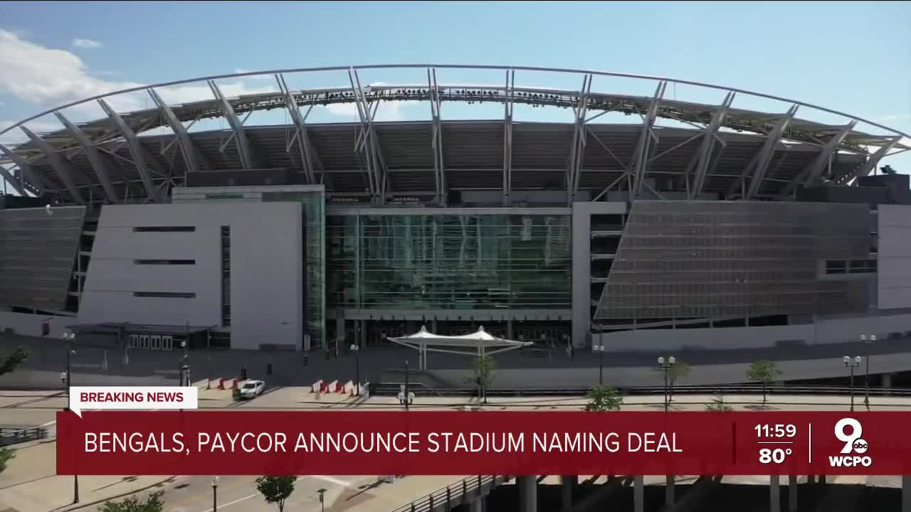 Bengals' Paul Brown Stadium is now Paycor Stadium