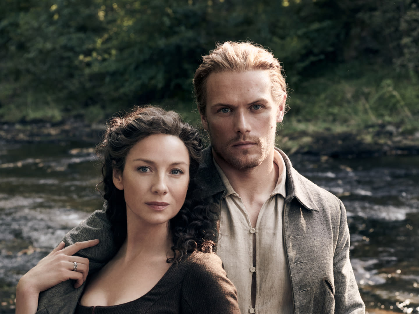 Caitriona Balfe And Sam Heughan Film Special Outlander Music Episode