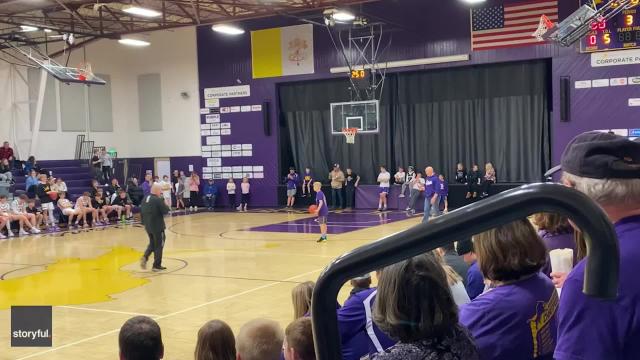 Good News: Cool kid sinks 4 straight baskets for $10,000 prize