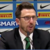 Di Francesco: &quot;Che Sassuolo! Napoli superiore ma complimenti a noi&quot;