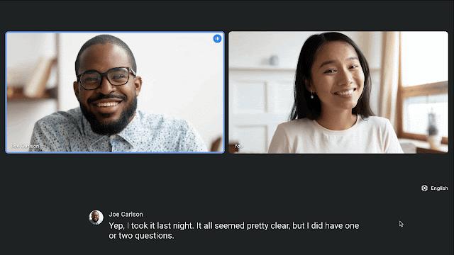 Google Meet's live translated captions are rolling out widely