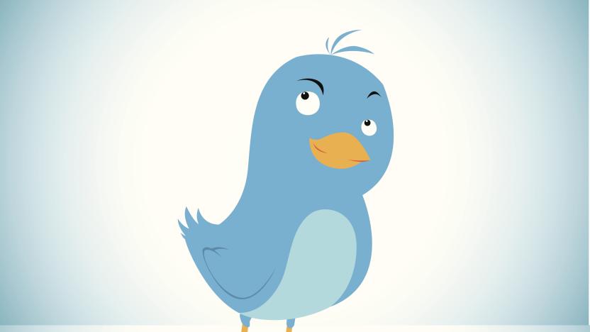 A blue bird in the social network