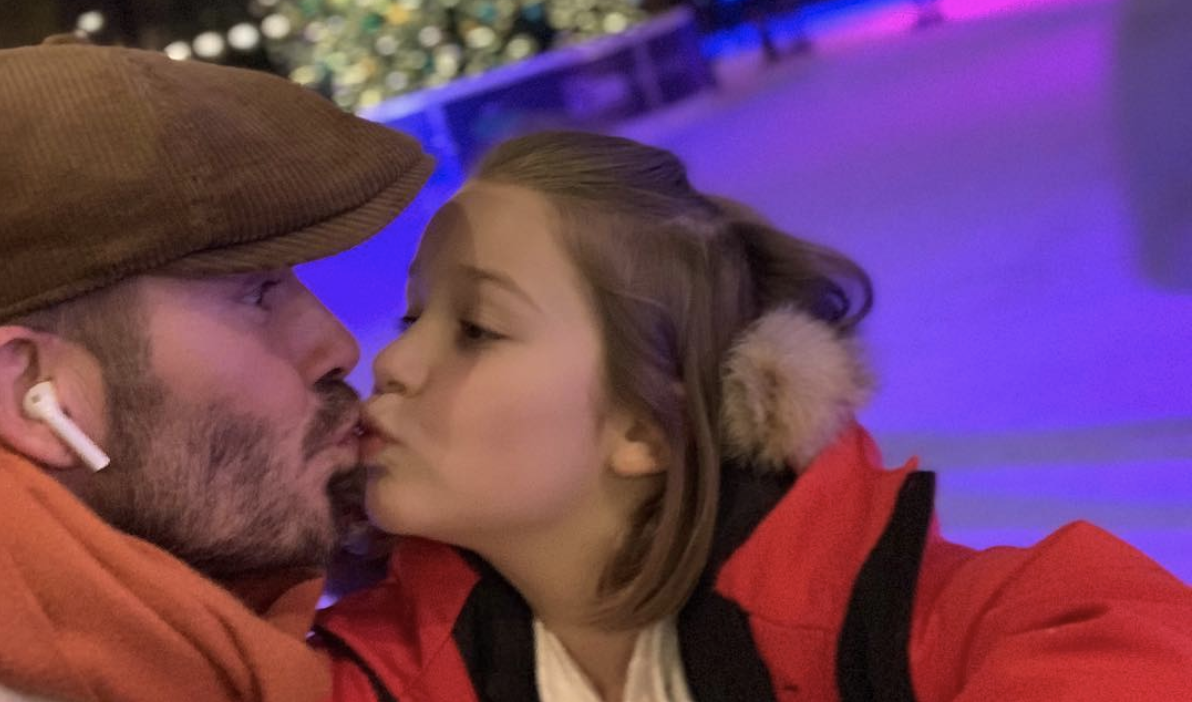 Victoria Beckham shares adorable snap of daughter Harper kissing