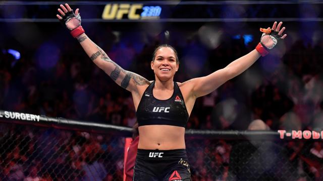 Amanda Nunes reacts to being named Yahoo Sports MMA Fighter of the Decade