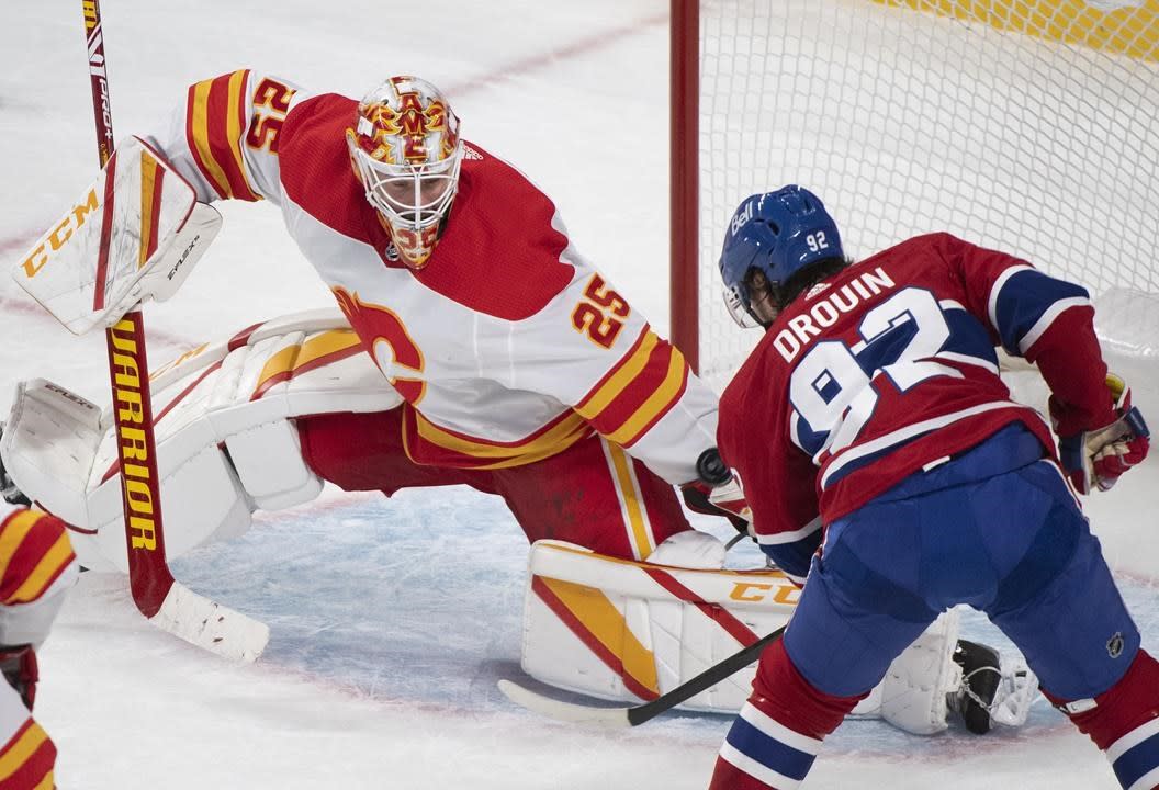Canadiens lose first game in regulation in 1-0 loss to Flames