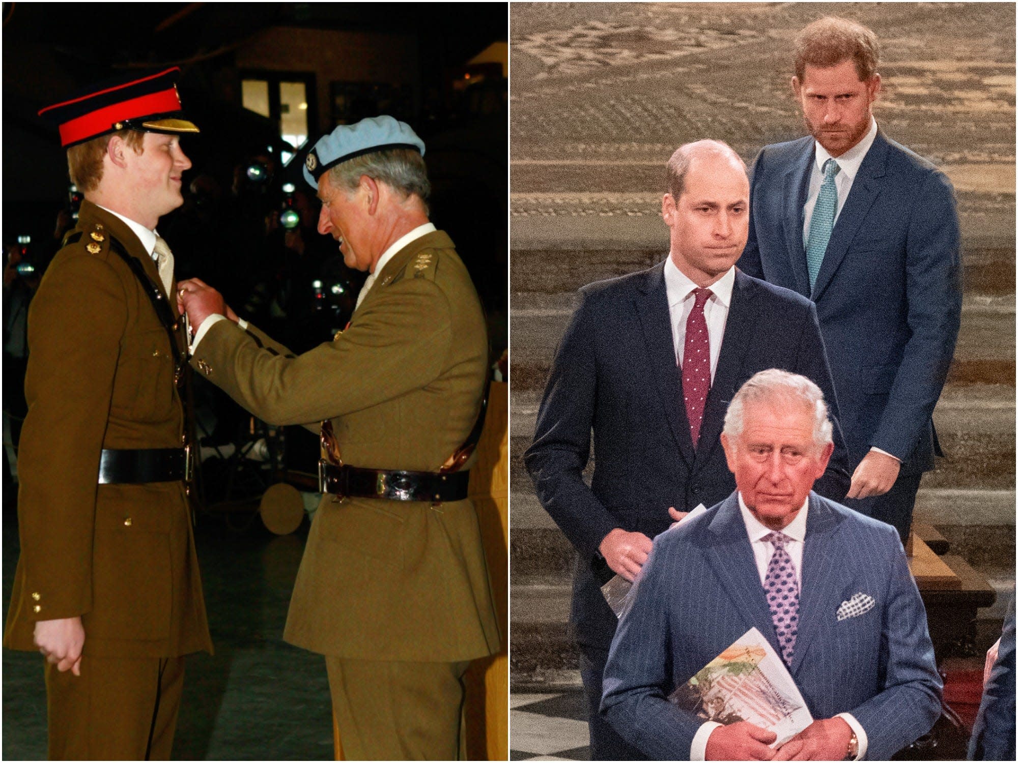 11 photos show how Prince Harry's relationship with Prince Charles has changed o..