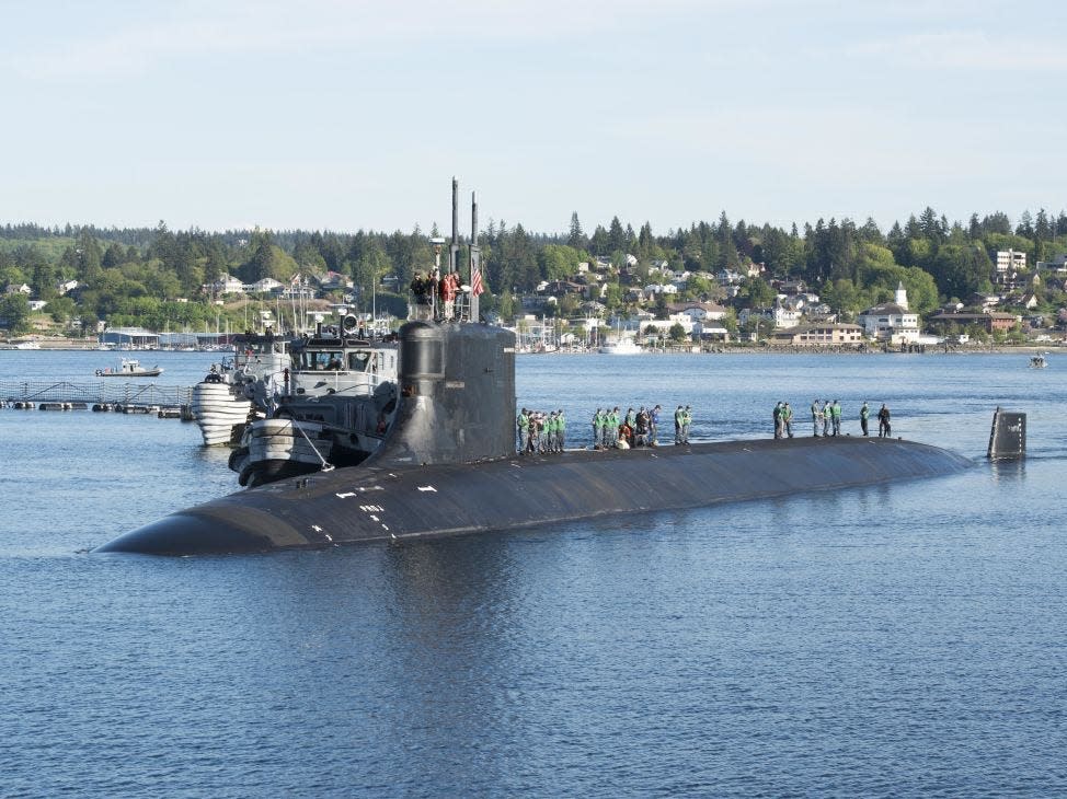 seawolf class submarine collision