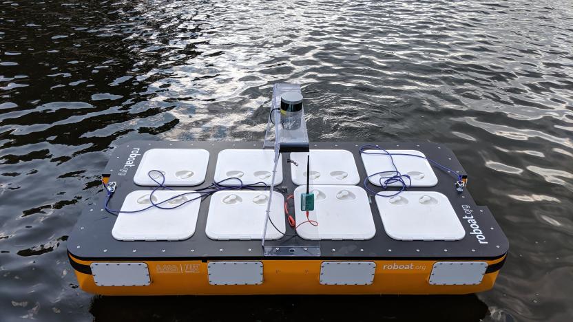 Roboat autonomous 2-person boat concept