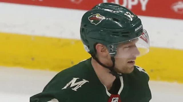 Staal's hat trick leads surging Wild past slumping Blues 8-3