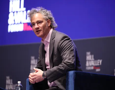 Palantir CEO Alex Karp weighed in on artificial intelligence, how the company's software can add value to businesses, and how the US has a 'structural' geopolitical advantage through its tech ecosystem.