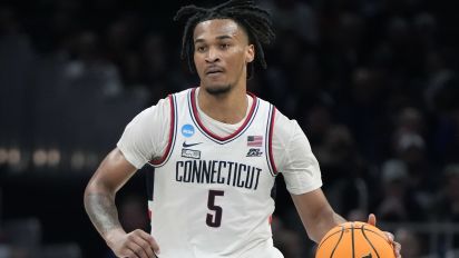 Associated Press - UConn's Stephon Castle during a Sweet 16 college basketball game against San Diego State in the men's NCAA Tournament, Thursday, March 28, 2024, in Boston. (AP Photo/Michael Dwyer)