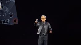 Nvidia shares pop as CEO touts high Blackwell demand