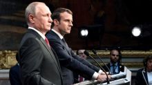 Putin rechaza acusaciones Rusia interfirió en elecciones Francia tras reunión con Macron