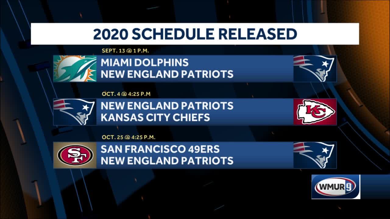 Patriots 2020 schedule released [Video]
