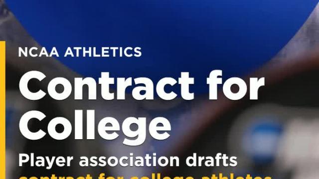 Player association drafts contract for college athletes to sign with their schools