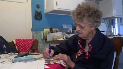 98-Year-Old Has Written Nearly 7,000 Letters To Troops Overseas: &apos;I am Going To Write As Long as I Can&apos;