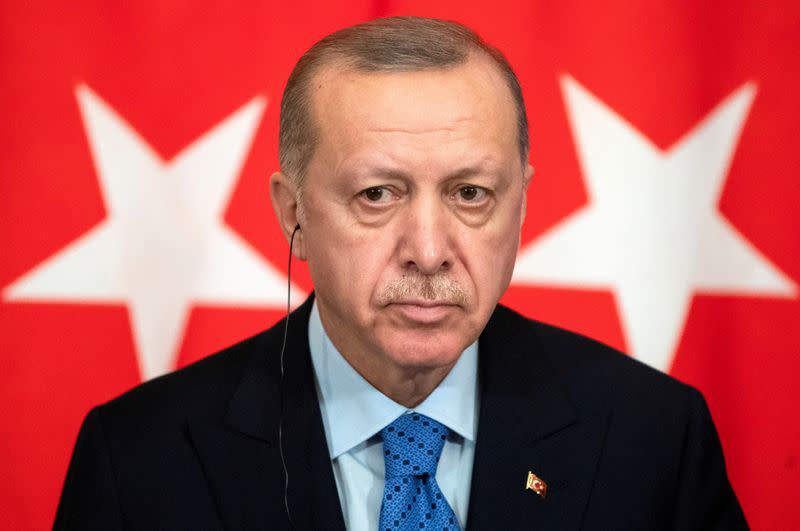 Erdogan tells Trudeau suspension of drone exports is against alliance spirit - Yahoo News