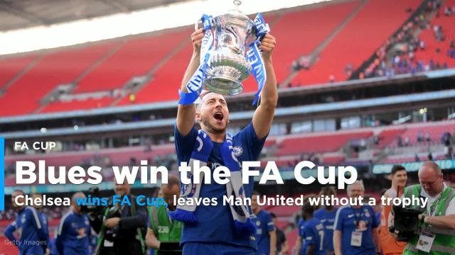 Chelsea wins FA Cup, leaves Manchester United without a trophy in 2017-18