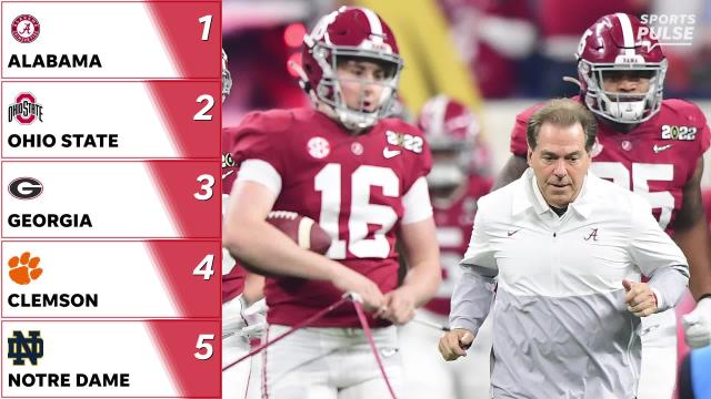 Is Alabama the best team in college football this season?