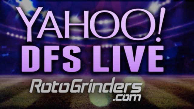 Week 10 Yahoo DFS Live with RotoGrinders