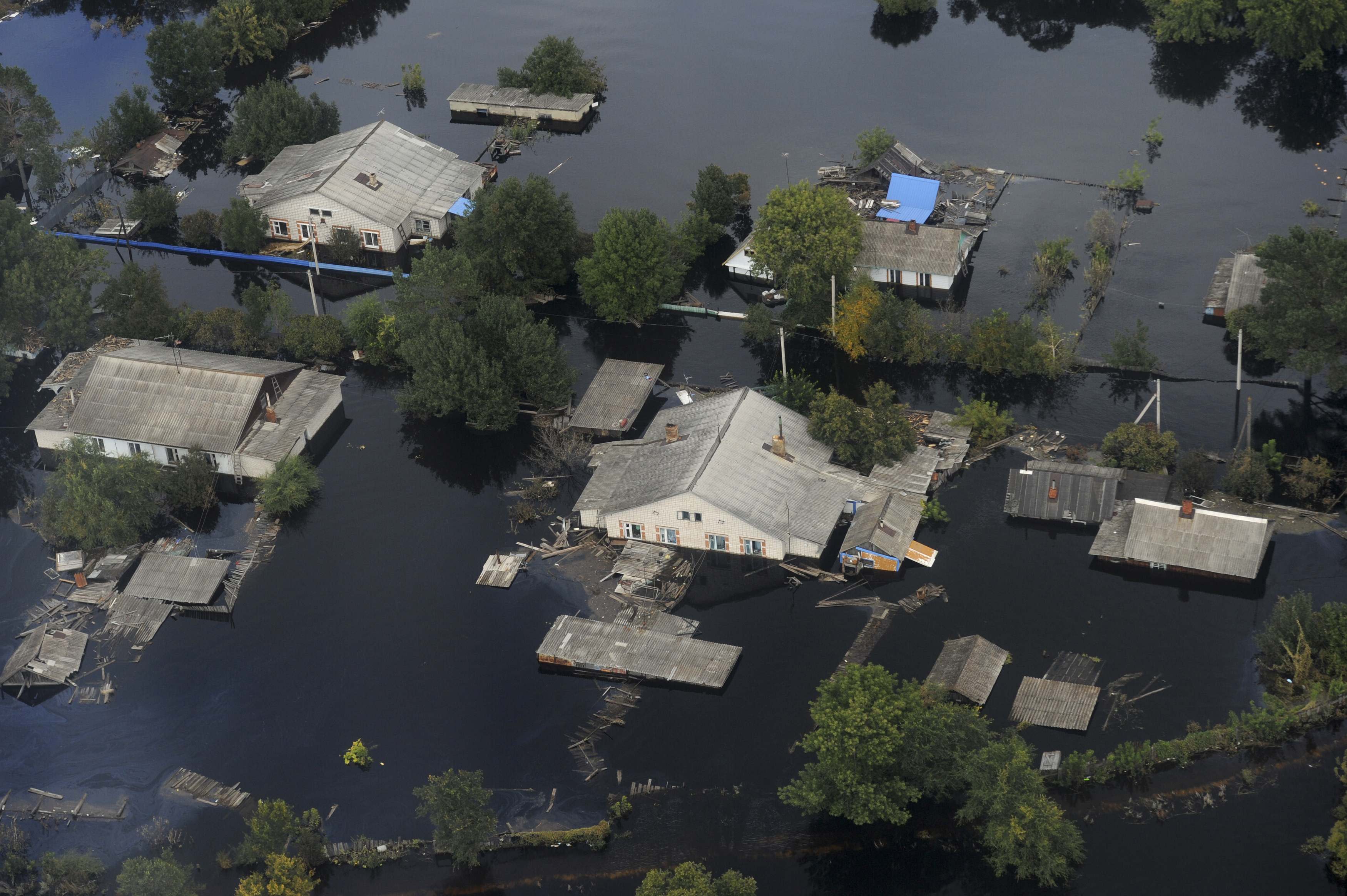 Flooded area