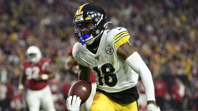 Pittsburgh Steelers wide receiver Diontae Johnson (18) in action