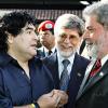 Brasile, Maradona: Sono un soldato di Lula e Dilma