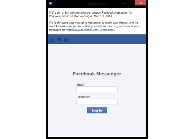 open facebook messenger