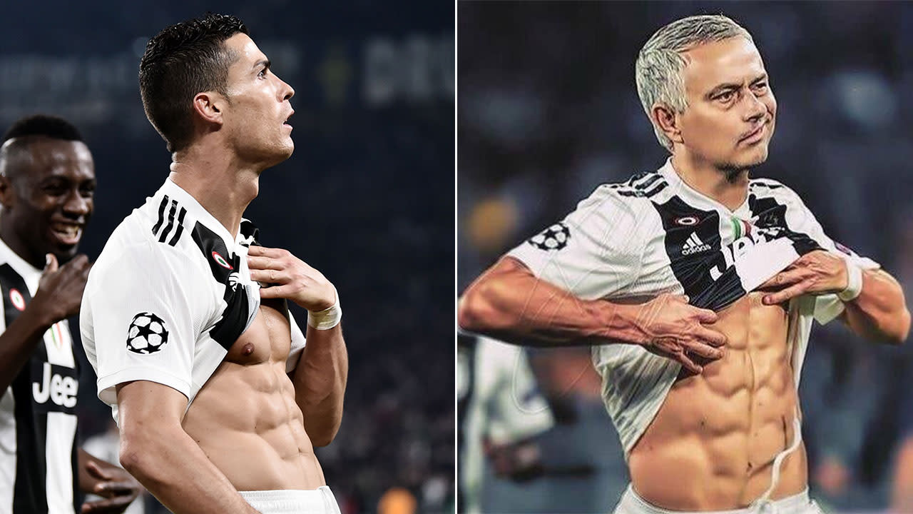 Cristiano Ronaldo Hilariously Mocked For Six Pack Celebration