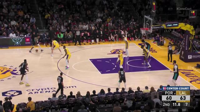 Top plays from Los Angeles Lakers vs. Portland Trail Blazers
