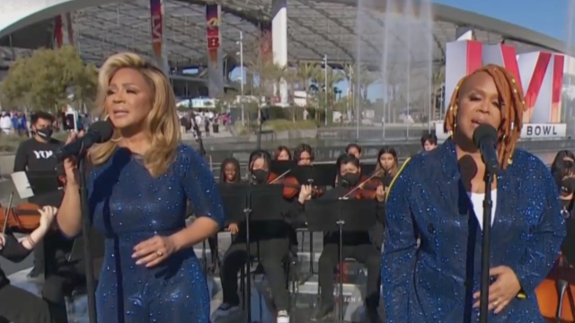 Mary Mary, 'Lift Every Voice and Sing,' Super Bowl LVI