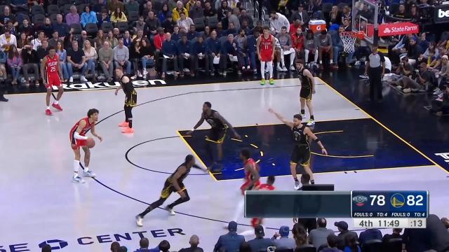 Jaxson Hayes with a dunk vs the Golden State Warriors