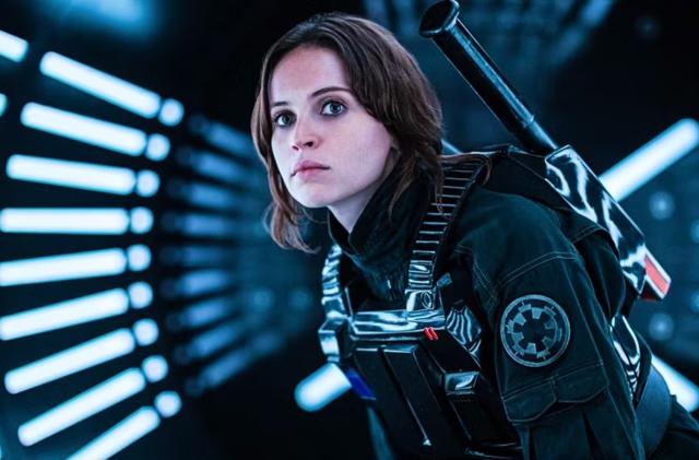 Felicity Jones as Jyn Erso in Rogue One.