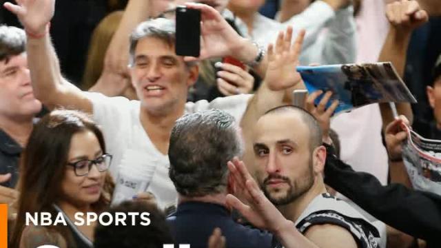 Manu Ginobili's not sure he'll retire, but Spurs fans gave him a great sendoff anyway