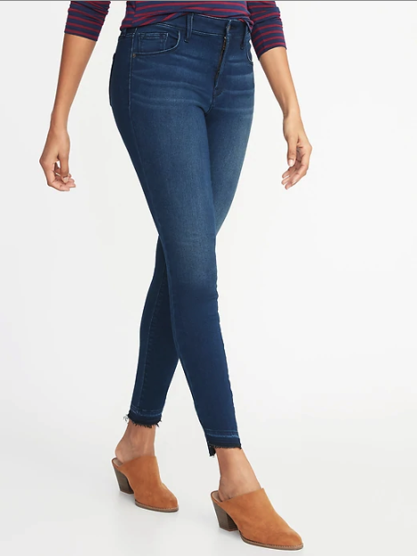 fleece jeans old navy