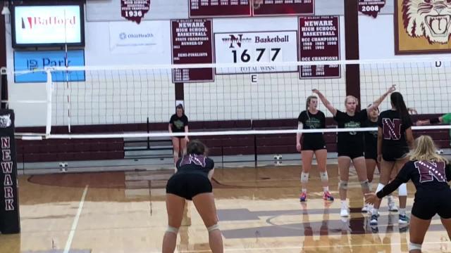 Newark-NC volleyball scrimmage highlights