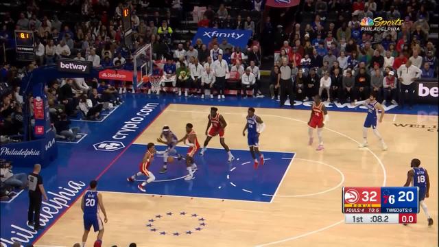 Justin Holiday with a dunk vs the Philadelphia 76ers