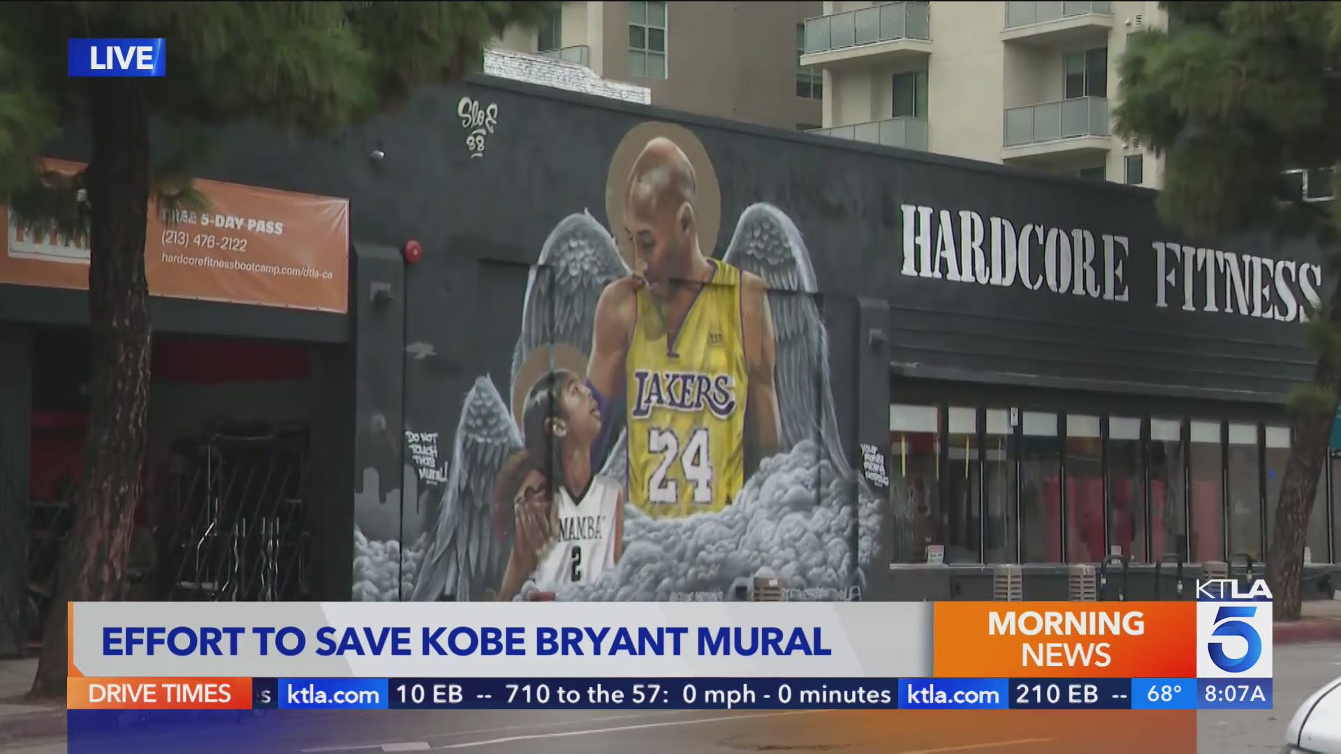 Downey dustup over mural is short-lived; public art of Kobe Bryant